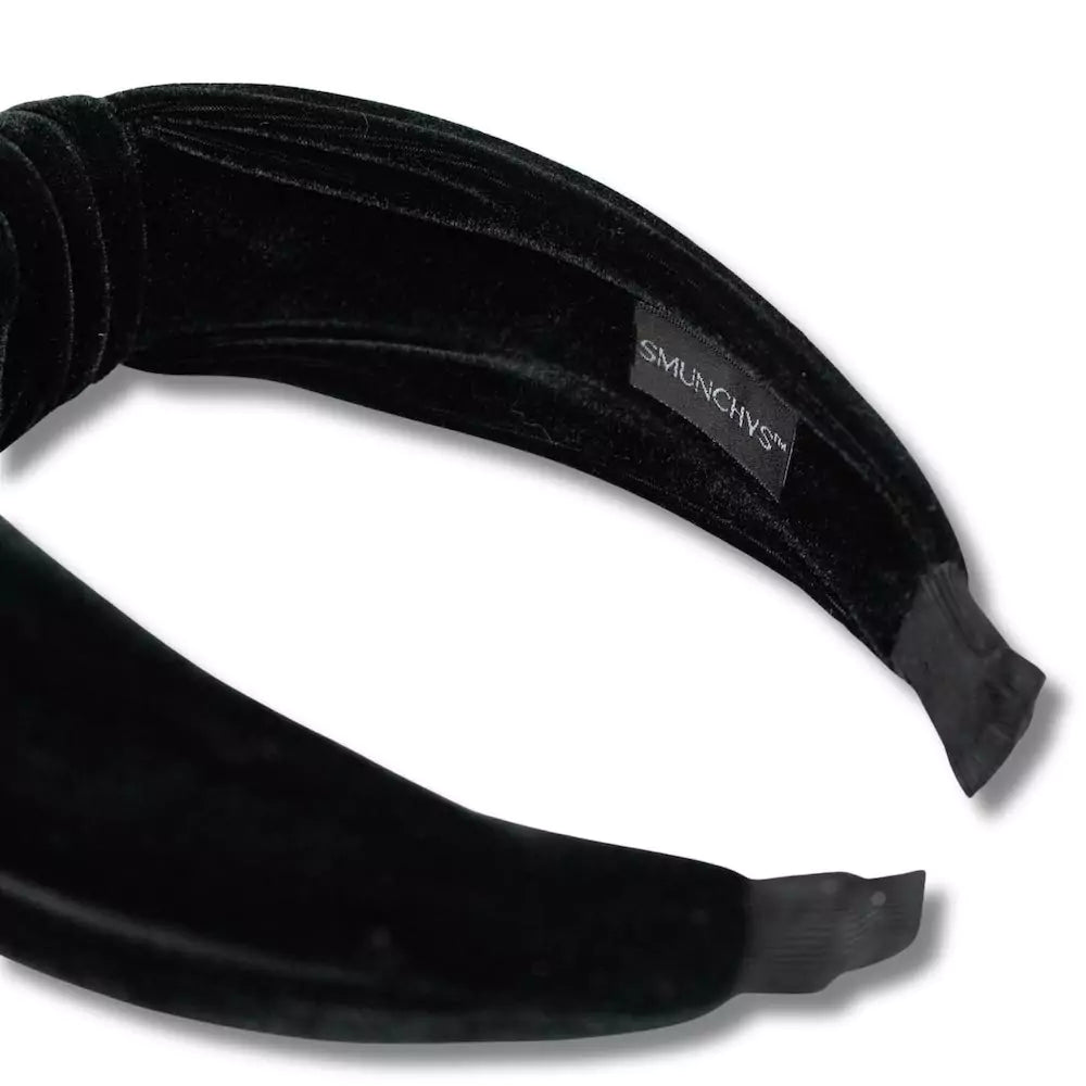 Hard Knot Zipper Pocket Headband